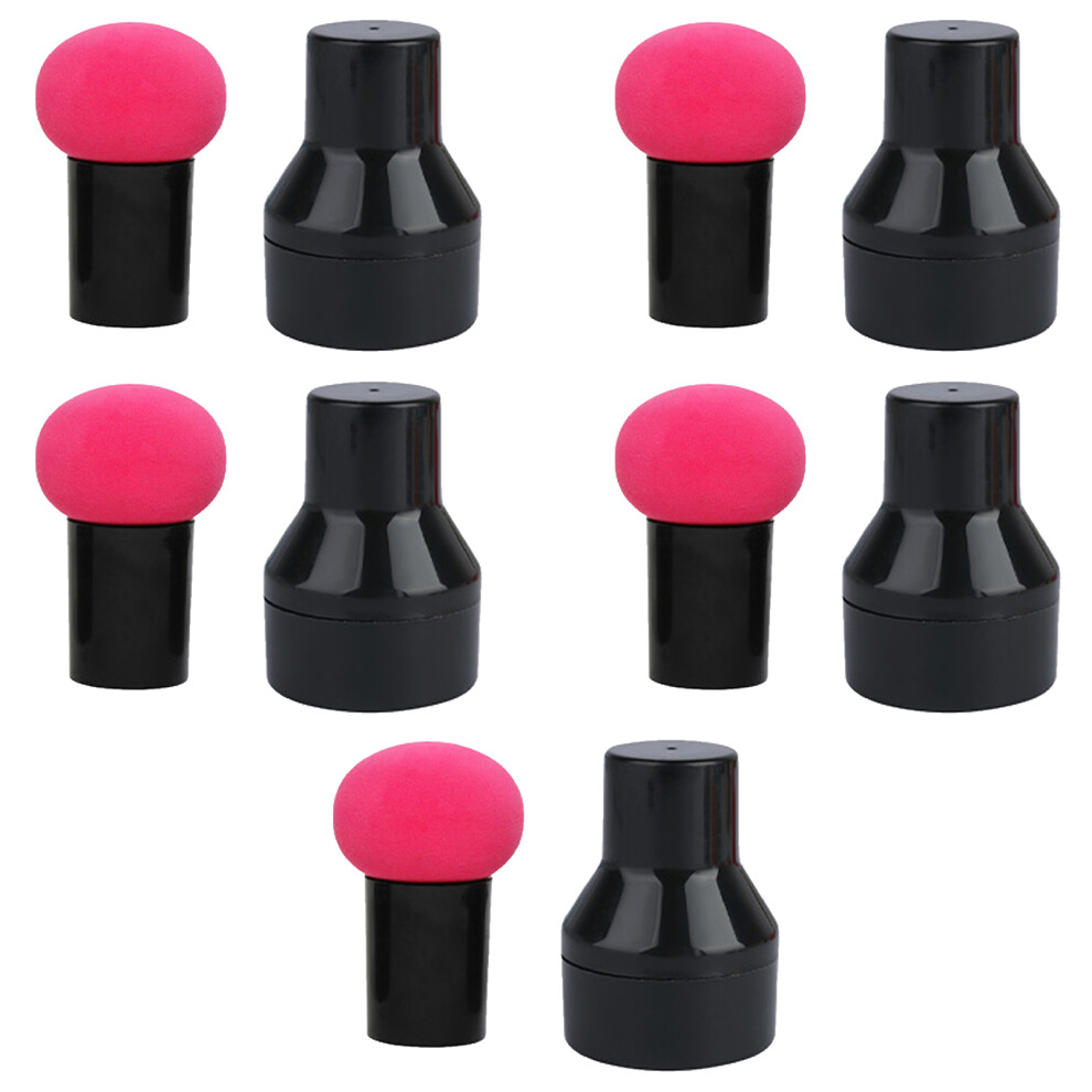 Iplusmile 10Pcs Rosy Dry Wet Mushroom Head Cosmetic Sponges Makeup Blender Puff