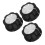 12Pcs Black Air Fryer Knobs Plastic Cooker Control Replacement 3