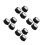 12Pcs Black Air Fryer Knobs Plastic Cooker Control Replacement 8