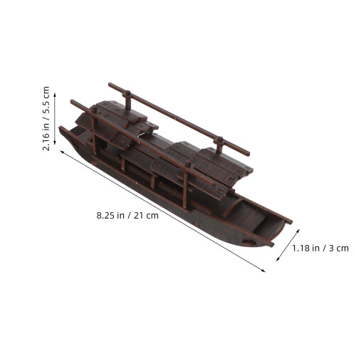 Onafgewerkt Boot Model Voor Creatief DIY Plezier 1