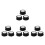12Pcs Black Air Fryer Knobs Plastic Cooker Control Replacement 9
