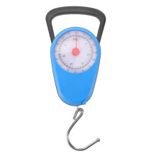 Portable Blue Handheld Spring Balance Scale for Food Fish Home