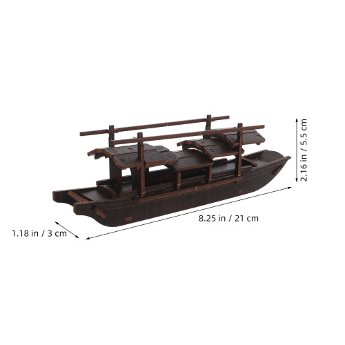 Onafgewerkt Boot Model Voor Creatief DIY Plezier 2
