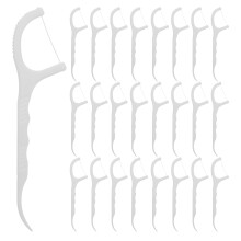 1000Pcs Portable White Floss Picks Soft Plastic Teeth Cleaners