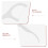 1000Pcs Portable White Floss Picks Soft Plastic Teeth Cleaners 9