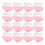 50Pcs Pink Pet Triangle Cake Boxes Clear Plastic Dessert Packaging 11