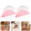 50Pcs Pink Pet Triangle Cake Boxes Clear Plastic Dessert Packaging 10