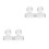 4Pcs Clear Acrylic Paint Tools Grinding Mullers for Artistic Mixing 5