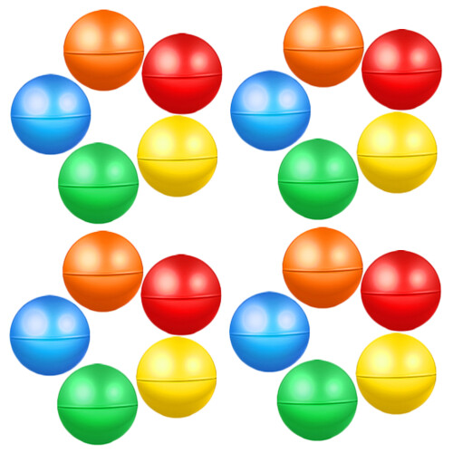 500Pcs Hollow Plastic Raffle Balls Openable Prize Capsules for Parties 2