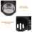 2Pack Plastic Metal Mahjong Table Cup Stand with Ashtray Caddy Brown 8