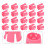 100Pcs Pink Mixing Small Mixing 7