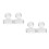 4Pcs Clear Acrylic Paint Tools Grinding Mullers for Artistic Mixing 7