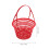 10Pièces Petit Panier Rouge À Pour Récolte Cerises 2