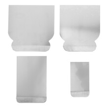 4Pièces Kit Couteaux Inox Pour Réparation Murs Pose Argent