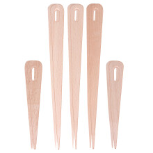 40Pièces Kit Aiguilles Bois Yeux Pour Tapis Crochet