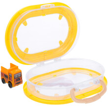 5Pièces Organisateurs Plastique Transparent Miniature Jouet
