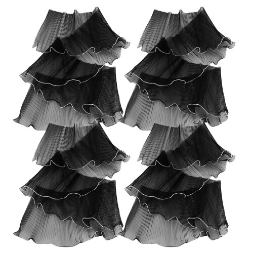 16Pièces Film De Noir En Acier Polyester Pour Élégant