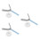 3Pièces Fixations Portail Polyvalentes Pour Escaliers 6