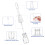 3Pcs Thickened Plastic Spray Bottles Lightweight Leak-Proof Travel Use 7