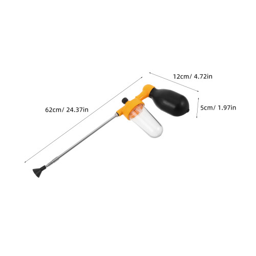 Plastic Stainless Steel Diatomaceous Powder Duster Sprayer Tool 1