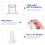 3Pcs Thickened Plastic Spray Bottles Lightweight Leak-Proof Travel Use 8