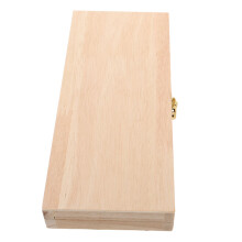 Portable Wooden Hydrometer Case with Safety Foam for Home and Lab