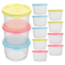 48Pcs Infant Food Storage Jars Leakproof Dishwasher Safe Storage Pots