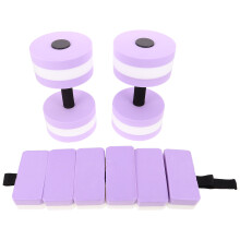 1Set Paar Eva Watergewicht Fitness Zwemtrainer Met Violet Zwemriem