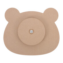 Wooden Bear Shaped Pottery Mold for Clay Handbuilding DIY Use