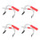4Pcs Silver Car Battery Holder Adjustable Carrier Ergonomic Design 5