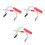 3Pcs Ergonomic Silver Battery Lifting Carrier Adjustable for Car Use 10