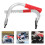 4Pcs Silver Car Battery Holder Adjustable Carrier Ergonomic Design 10