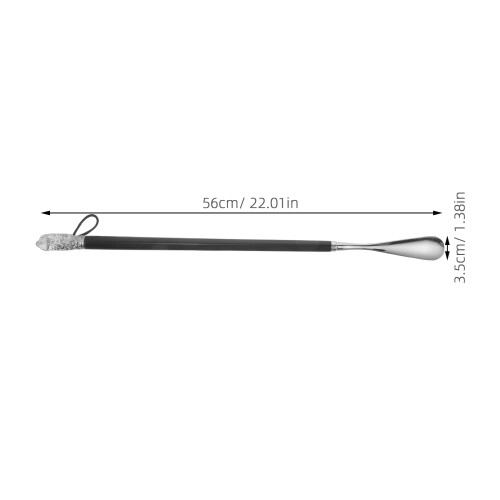 Ergonomische Zwarte Schoenlepel Handvat 1