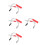 4Pcs Silver Car Battery Holder Adjustable Carrier Ergonomic Design 8