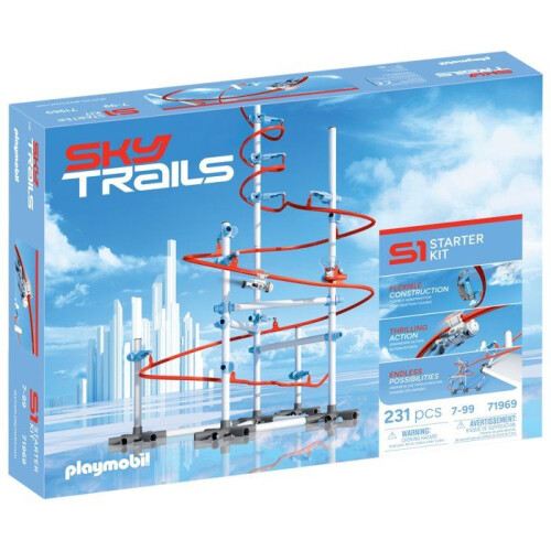 PLAYMOBIL SkyTrails Starter-Kit, Luftbahn Starter-Kit, 231 Teile, ab 7 Jahren
