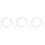 3St Universele Witte Stethoscoop Verlengstuk Rubber 6