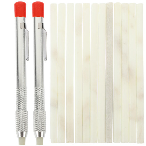3Sets Lassen Zeepsteen Pencils Met Antislip Houder