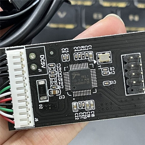 USB2.0 Header Splitter 9 Pin 1 to 4 Extension Hub Splitter with  Interface Cable for PC Mainboard Adapter 1