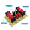 150W HiFi Crossover Filter Module 3 Way Speaker Frequency Divider for DIY Home Speaker Treble Medium Bass 3