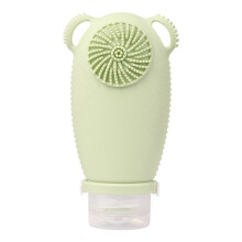 Silicone Travel Refillable Bottle Facial Cleansing Brush Portable Shampoo Bottles Lotion Cosmetics Container H