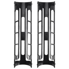 2pcs Coffee Pod Holder Side Mount for K Cup Pods Dispenser for Single-Serve Coffee Makers Black