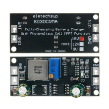 Controlador de Carga MPPT SD30CRMA 18V Acessório de Sistema Solar Externo