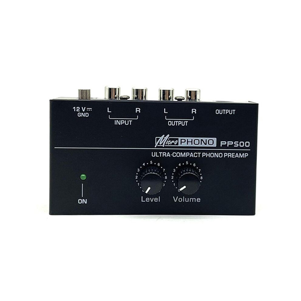 Pp500 Record Player Preamplifier Vinyl Turntable Amplifier Preamplifier Turntable Volume Control Amplifier Uk Plug 6032862333747