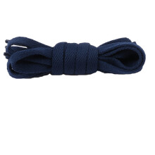 (Navy,60cm/23.62in)Terylene Cotton Shoelace Colorful Flat Shape Sports Casual Shoes Simple Fashion