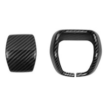 Car Gear Shift Knob Cover Trim for Land 250 2023+ RHD Car Interior Accessories Carbon Fiber