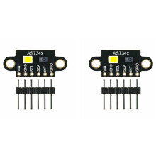 2X GY-AS7341 Visible Infrared Color Spectrometer Sensor Module Color Temperature Illuminance Color Measurement B