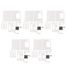 5X för Jetson B01 A02 2GB Acrylic Case Development Board Universal Skyddsskal Med Kylfläkt