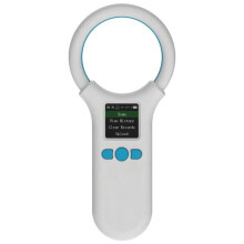 Lector RFID para Animales 134,2 Khz/125 Khz Pet FDX-B EMID Brillo de Sonido Ajustable USB Perro Gato Caballo  Escáner de Mano B