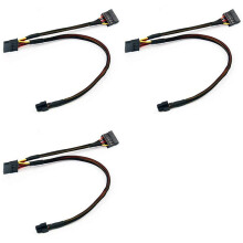 3X Small 6P to Splitter 15P Power Cable Cord for Vostro 3650 3653 3655 Desktop Computer HDD SSD Power Cable
