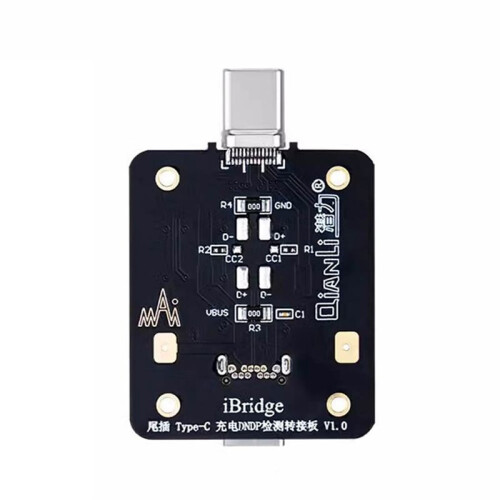 QIANLI iBridge Tail Plug Detection Board for Phone Charging DNDP Detector Fault Analysis Data Capture Tool for Type-C